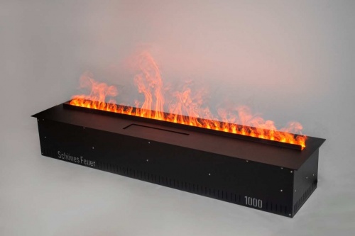 Электроочаг Schönes Feuer 3D FireLine 1000 Pro со стальной крышкой в Махачкале