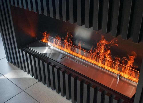 Электроочаг Schönes Feuer 3D FireLine 1000 со стальной крышкой в Махачкале