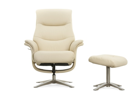 Кресло-реклайнер Falto Boss натуральная кожа