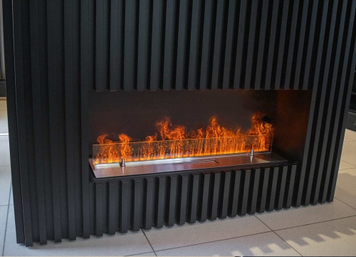 Электроочаг Schönes Feuer 3D FireLine 600 со стальной крышкой в Махачкале