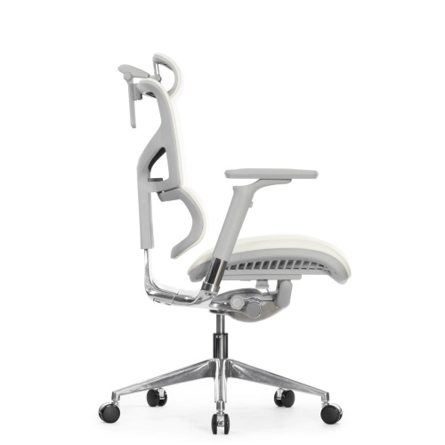 Ортопедическое кресло Falto Leather Premium Белое